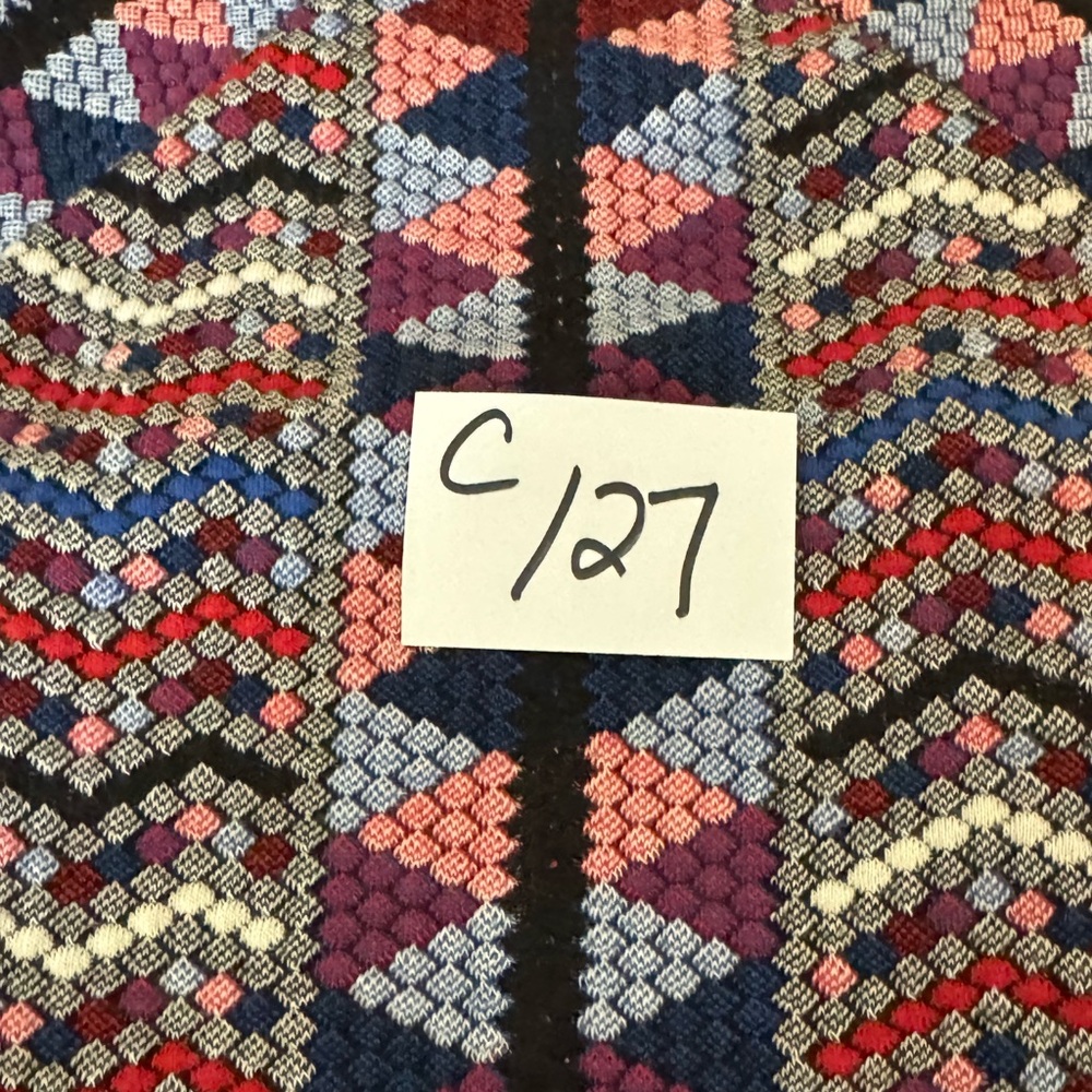 C-127 BCBG MaxAzria Colorful Woven Sleeveless MIDI Dress Size M - Picture 12 of 12